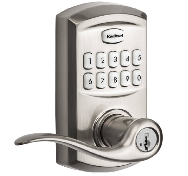 Kwikset 911TNL-15 SMT Deadbolt Lever, Metal, Satin Nickel
