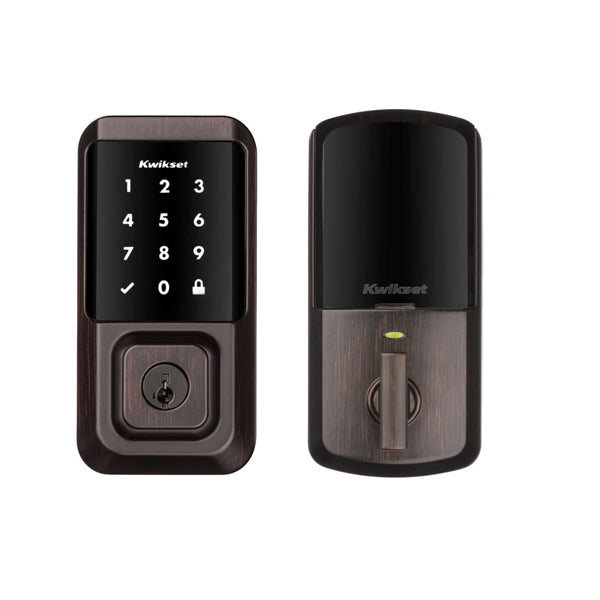 Kwikset 939 WIFI TSCR 11P Halo Touchscreen Wi-Fi Enabled Smart Lock, Venetian Bronze