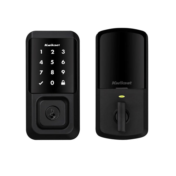 Kwikset 939 WIFI TSCR 514 Touchscreen Wi-Fi Enabled Smart Lock, Matte Black