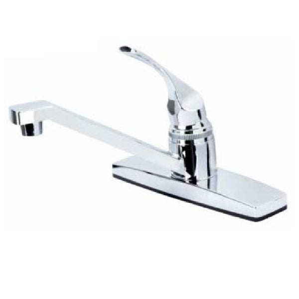 LDR 012 1105CP-CG Single Handle Non Metallic Kitchen Faucet, Chrome