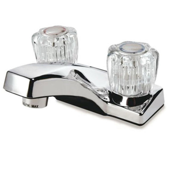 LDR 012 4155CP - WS Non-Metalic 2 Handle Lavatory Faucet, Chrome
