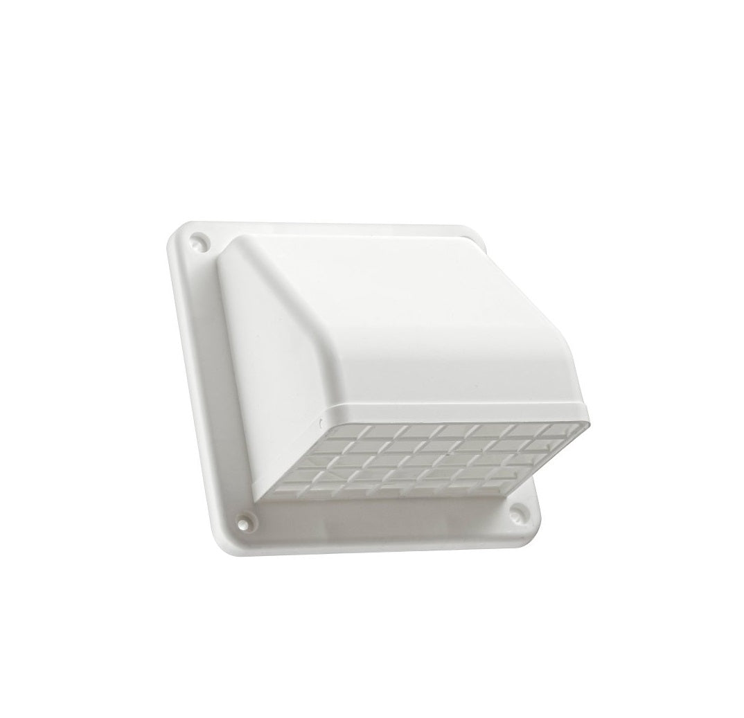 Lambro 1471W Hood Vent, White, 4 inches