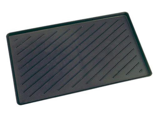 Lanart Rug OLK1424 Rectangular Boot Tray, 14" x 24", Black