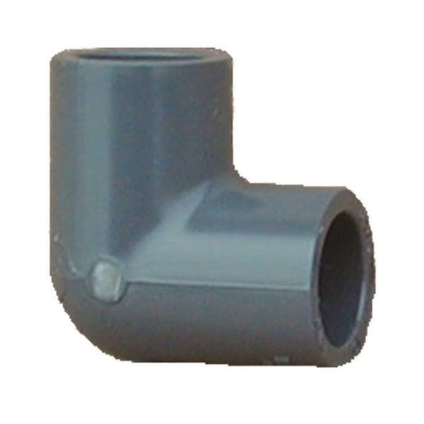 Lasco 806007BC 300 Series 90 Degree Pipe Elbow, Grey, 3/4 Inch