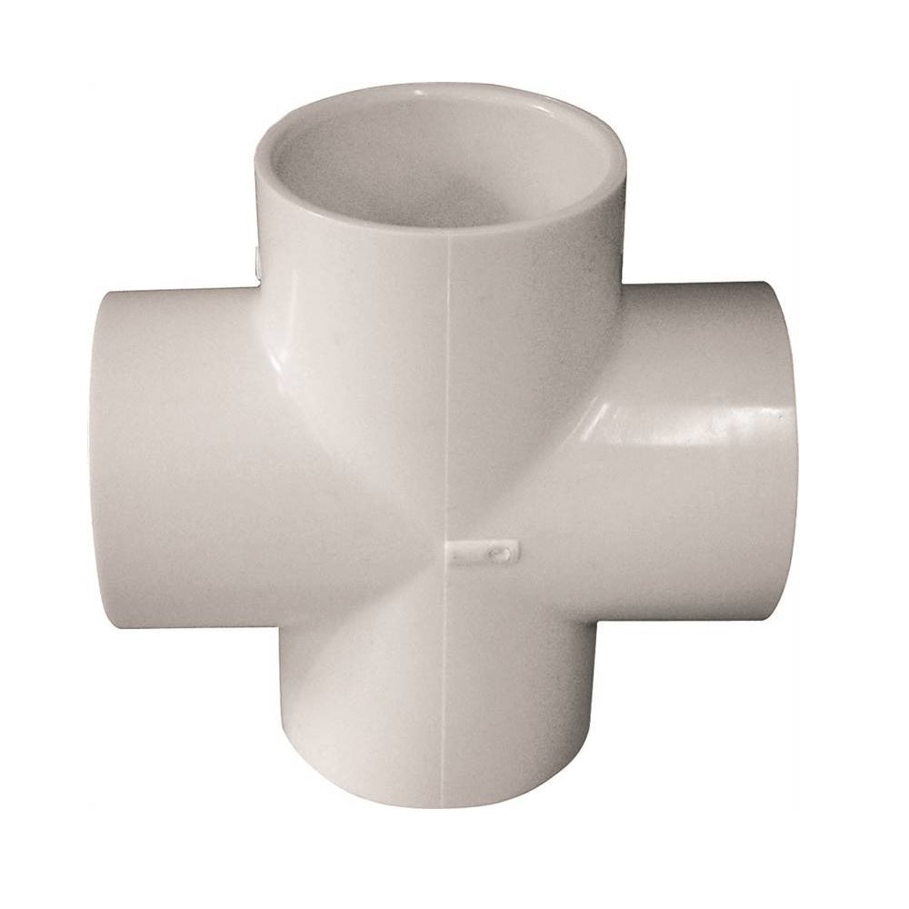 Lasco 420020BC 300 Series Pipe Cross, White