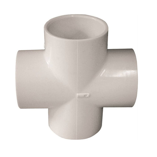 Lasco 420020BC 300 Series Pipe Cross, White
