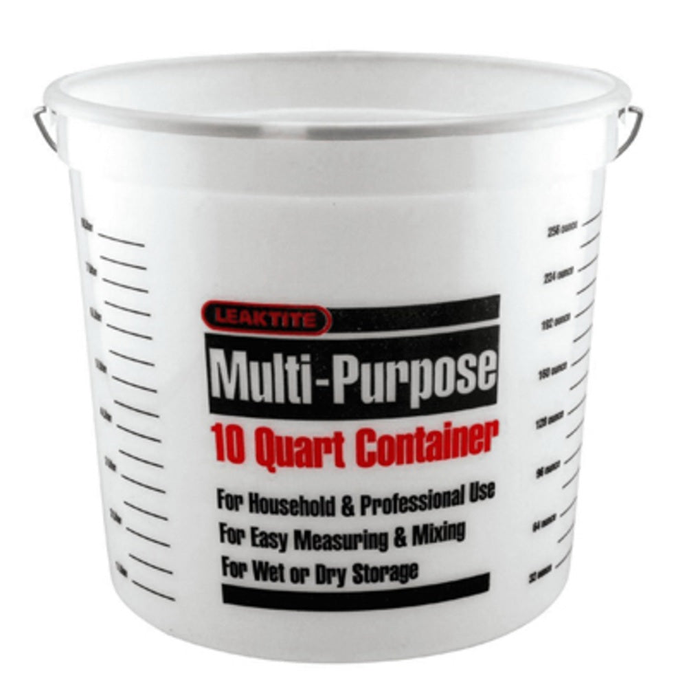 Leaktite 10Q12NM0012 Multi Purpose Pail, 10 Quart