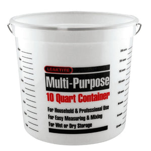 Leaktite 10Q12NM0012 Multi Purpose Pail, 10 Quart
