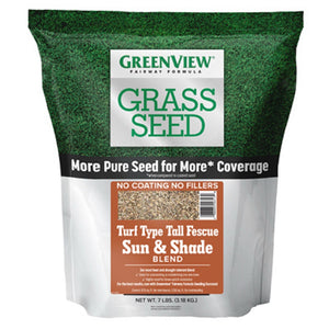 Lebanon Seaboard 28-29313 Greenview Sun & Shade Blend Grass Seed, 7 LB