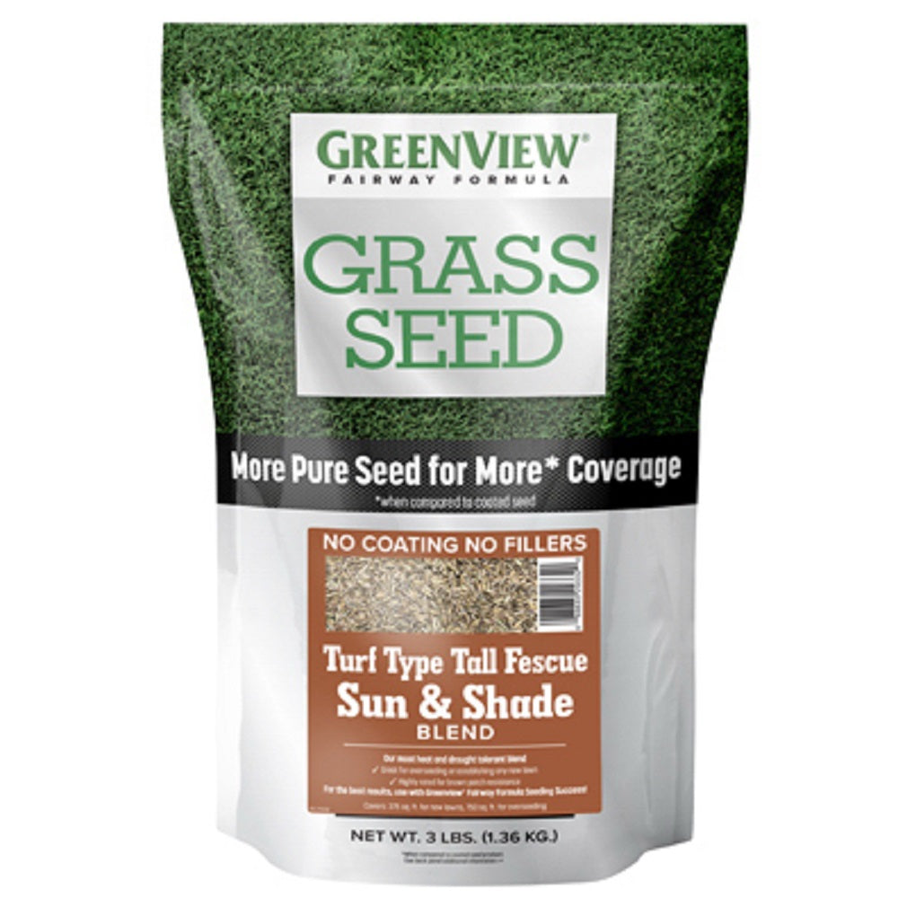 Lebanon Seaboard 28-29332 Greenview Sun & Shade Blend Grass Seed, 3 LB