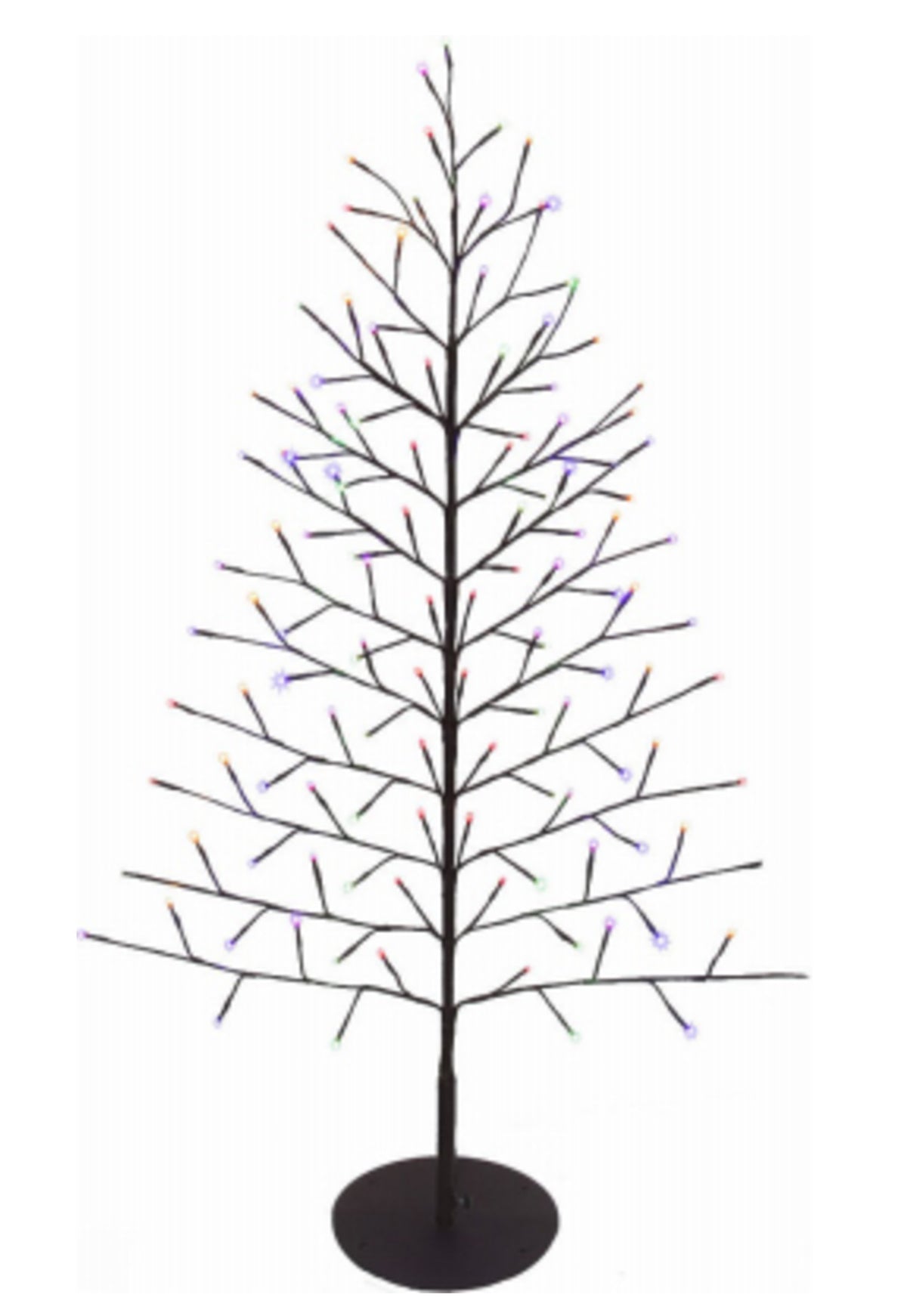 Ledup Manufacturing 9418014BR-02T Christmas LED Branch Wall Tree, 50 inch