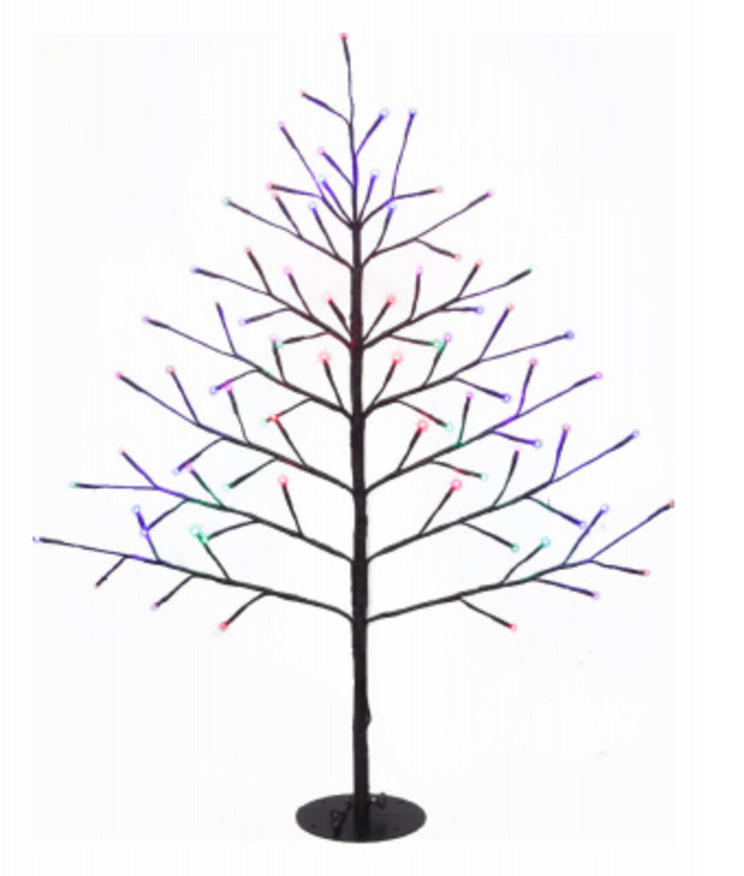 Ledup Manufacturing 9418013BR-02T Christmas LED Branch Wall Tree, 40 inch