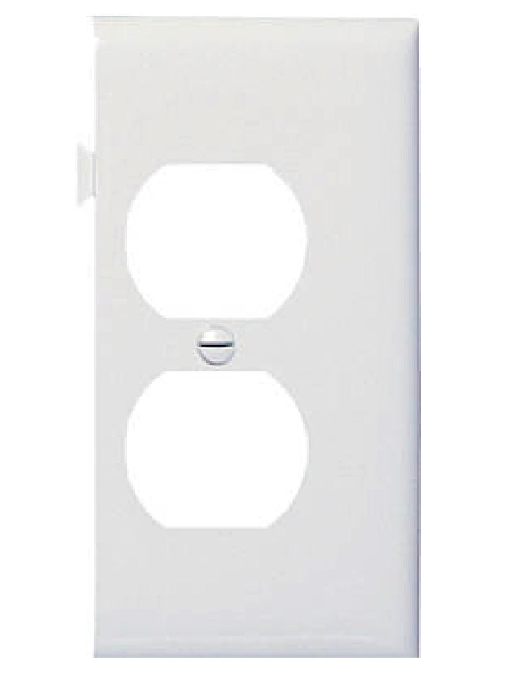Legrand PJSE8WCC10 Duplex Outlet Nylon Wall Plate, White