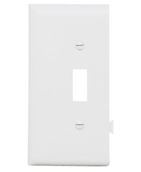 Legrand PJSE1WCC10 Toggle Opening Sectional Nylon Wall Plate, White