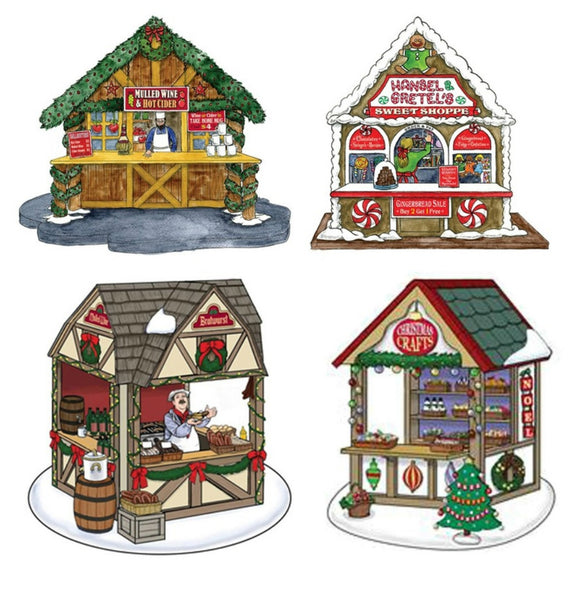 Lemax A4860 Christmas Market Figurine, Multicolored