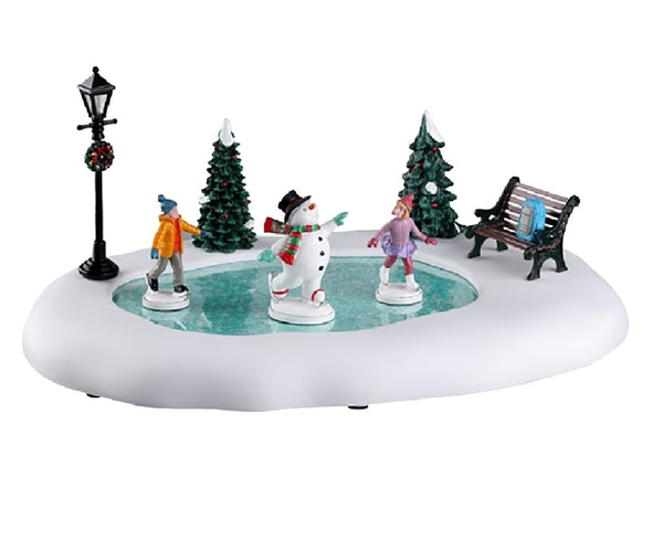 Lemax 24951 Christmas Frosty Goes Ice Skating, Plastic
