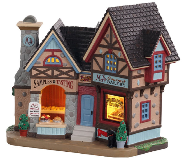 Lemax 05694 Christmas MJS Gourmet Bakery Figurine, Porcelain