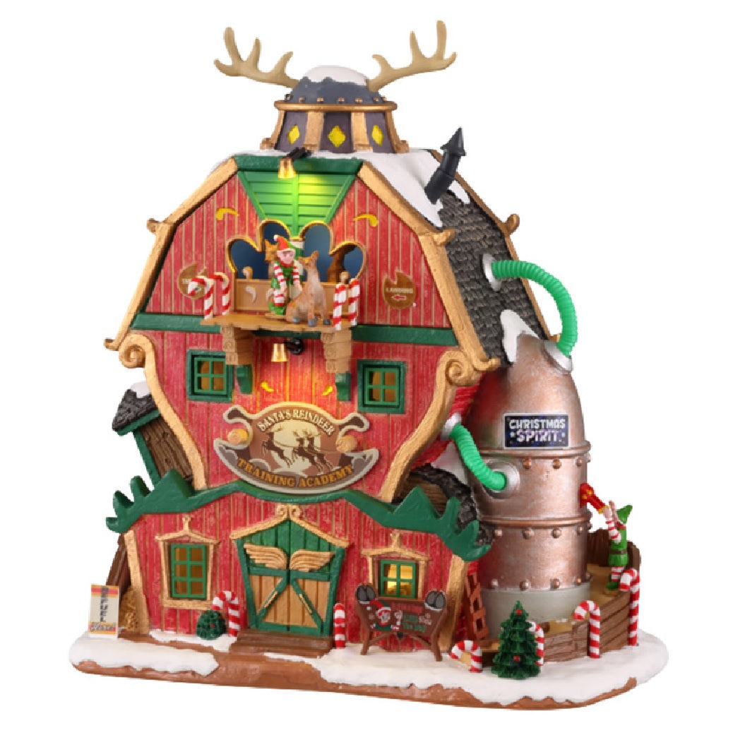 Lemax 15793 Christmas Santas Reindeer Academy Figurine, Polyresin