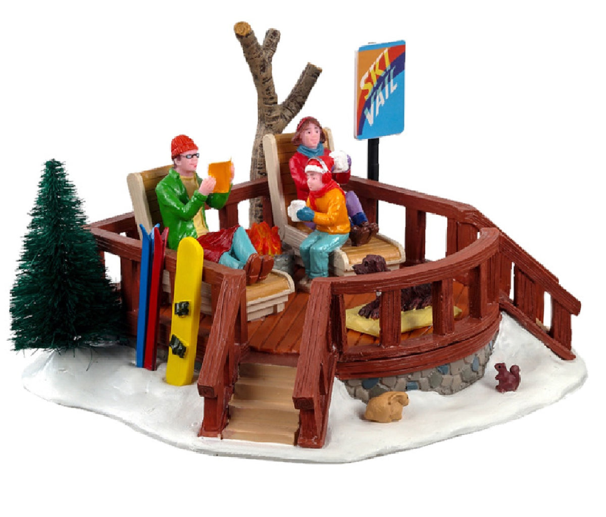 Lemax 13558 Christmas Sun on the Slopes Figurine, Polyresin