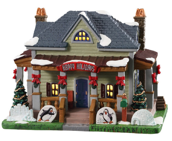 Lemax 15774 Christmas The Inviting Porch Home Figurine, Porcelain