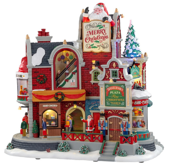 Lemax 05700 Christmas Tinseltown Plaza Figurine, Polyresin