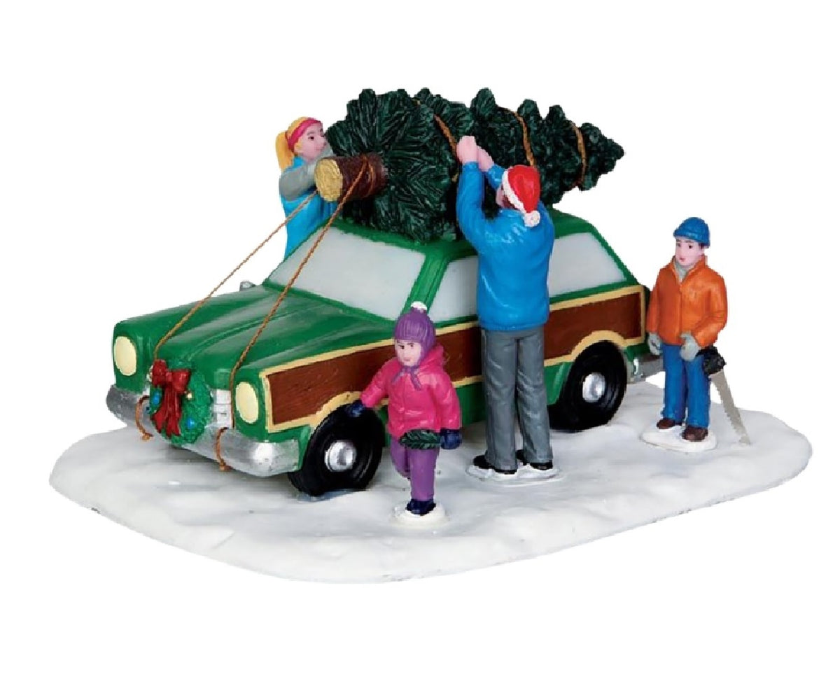 Lemax 43081 Christmas Tree Transport, Porcelain