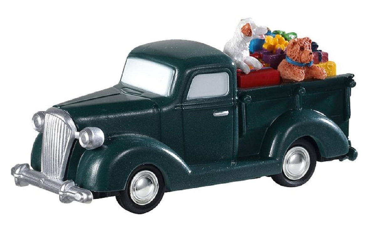 Lemax 94579 Christmas Village Pickup Truck, Polyresin