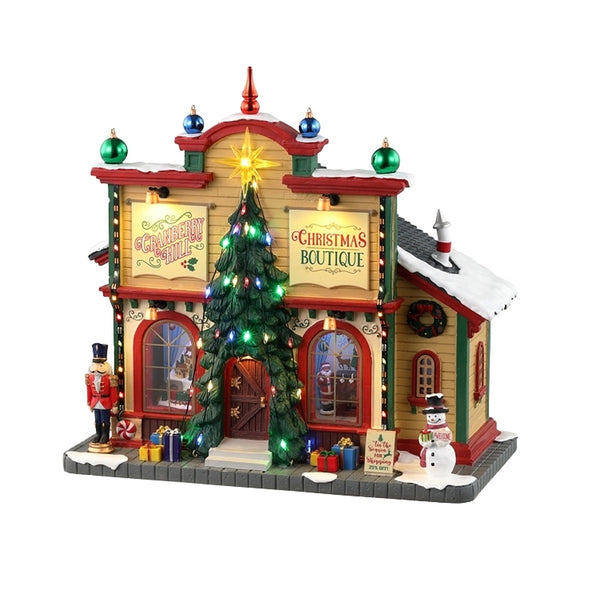 Lemax 35023 Cranberry Hill Christmas Boutique, Resin