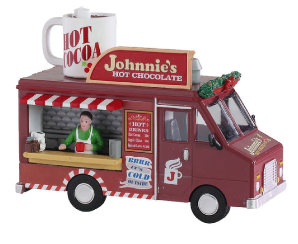 Lemax 93442 Johnnies Hot Chocolate Christmas Village, Multicolor