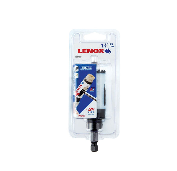 Lenox 1772483 Speed Slot Bi-Metal Hole Saw, 1-1/8 in
