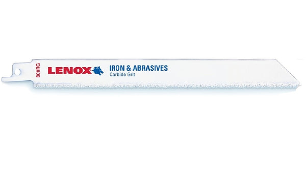 Lenox® 20576800RG Carbide Grit Reciprocating Saw Blades, Medium Grit, 6", 2-Pack