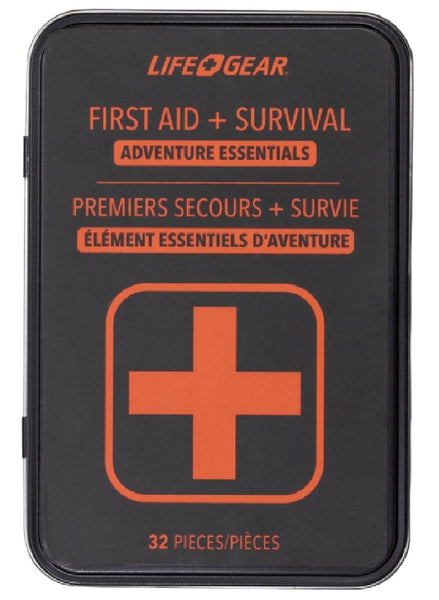 Life Gear 41-3803 First Aid Plus Survival Adventure Essentials Kit