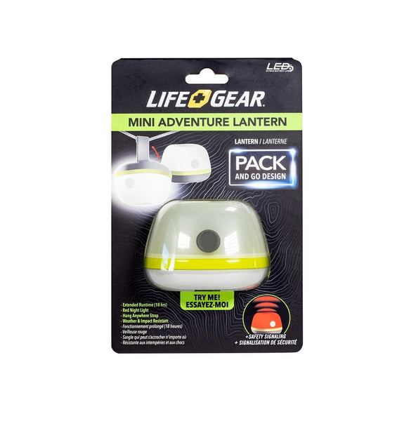 Life+Gear 41-3973 Utility Portable Camp Light, Clear, 50 Lumens