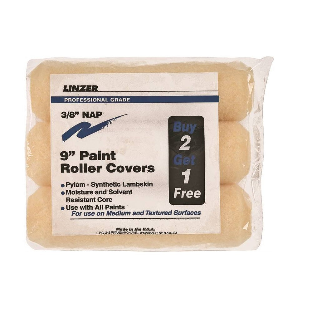 Linzer RS1433 Paint Roller Cover, 9 Inch
