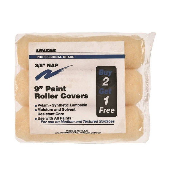 Linzer RS1433 Paint Roller Cover, 9 Inch