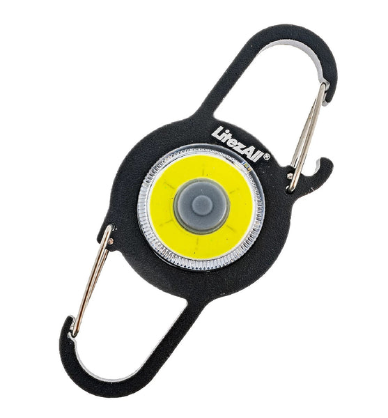 Promier LA-ALUSKEY-12/48 LitezAll Dual Carabiner COB LED Keychain