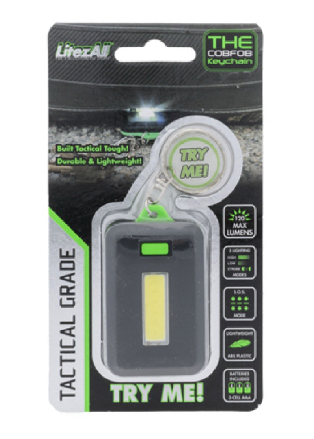 LitezAll LA-COBFOB-8/16 Cob Fob LED Keychain Light