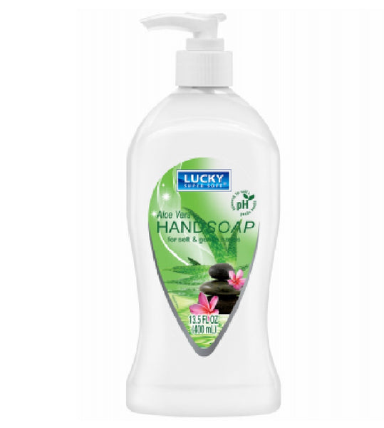 Lucky Super Soft 3009-12 Aloe Vera Hand Soap, 13.5 Oz