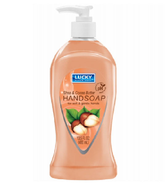 Lucky Super Soft 3013-12 Shea and Cocoa Butter Hand Soap, 13.5 Oz