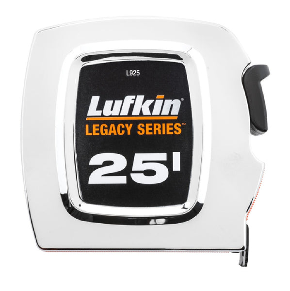 Lufkin L925 Legacy Series Tape Measure, Chrome
