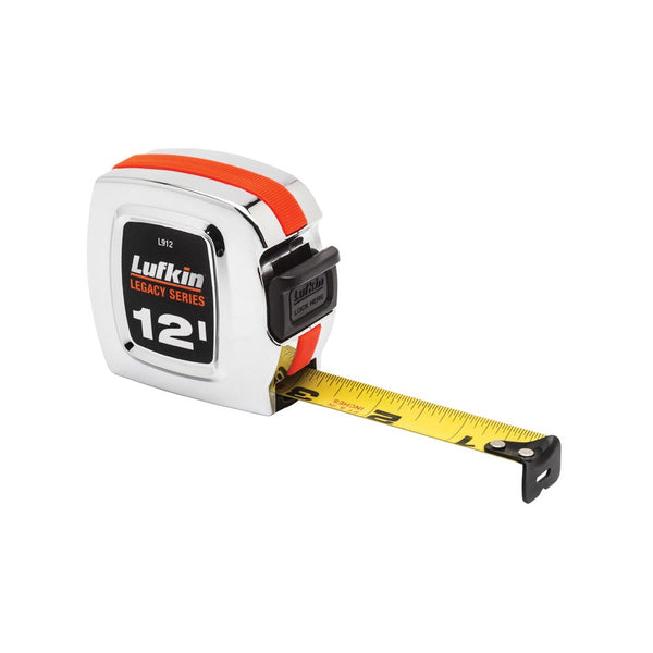 Lufkin L912-02 Legacy Series Tape Measure, 3/4 Inch x 12 Feet