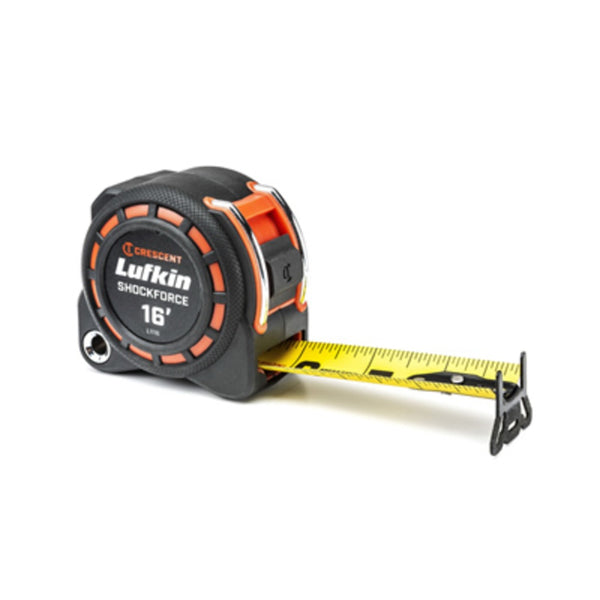Lufkin L1116 ShockForce Tape Measure, 16 Feet