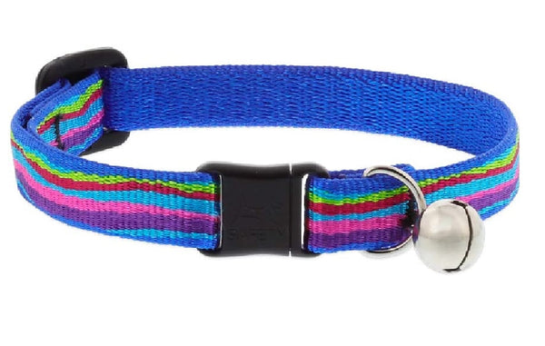 Lupine Pet 68827 Adjustable Cat Collar with Bell, 1/2 Inch x 8-12 Inch