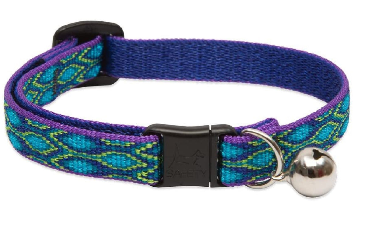 Lupine Pet 72427 Adjustable Cat Collar with Bell, 1/2 Inch x 8-12 Inch