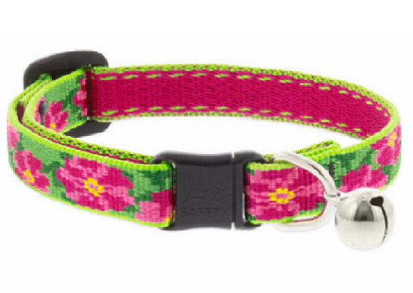 Lupine Pet 22227 Adjustable Cat Collar with Bell, 1/2 Inch x 8-12 Inch