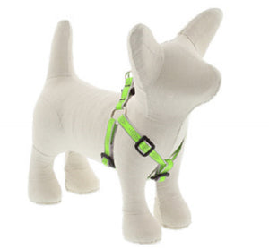 Lupine Pet 48195 Green-Diamond Reflective Step in Dog Harness, 1/2 Inch x 12-18 Inch
