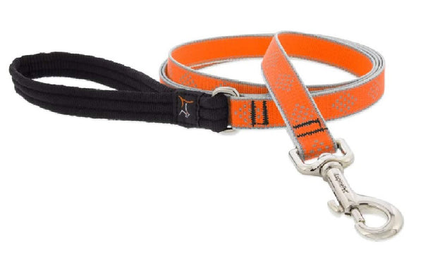 Lupine Pet 48309 Reflective Dog Leash, 3/4 Inch x 6 Feet