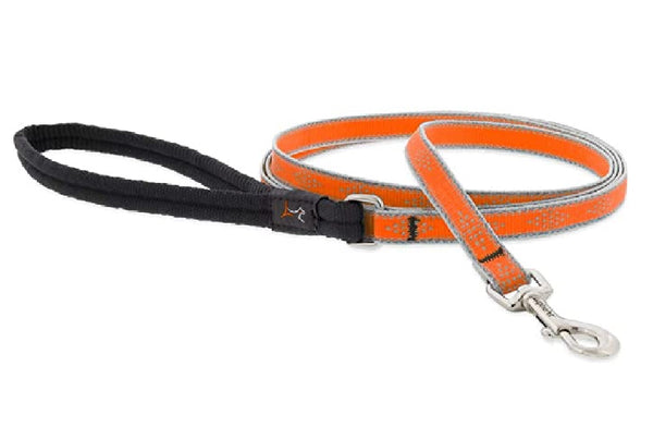 Lupine Pet 48339 Reflective Dog Leash, 1/2 Inch x 6 Feet