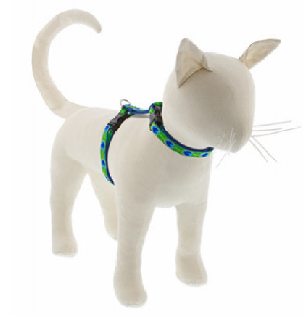 Lupine Pet 32672 Tail Feathers H-Style Cat Harness, 1/2 Inch x 12-20 Inch