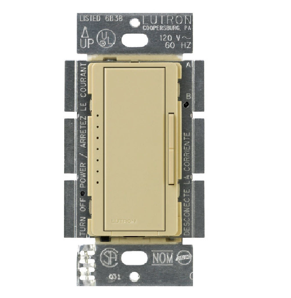 Lutron MACL-153MH-IV Maestro Three-Way Dimmer Switch, Ivory